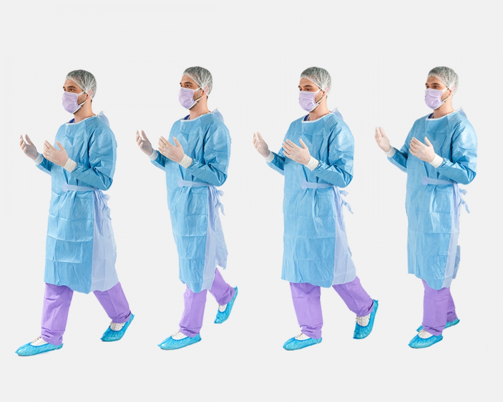 SMS, SMMS, Reinforced surgical gown, Disposable surgical gown, Smms gown, SFS surgical gown